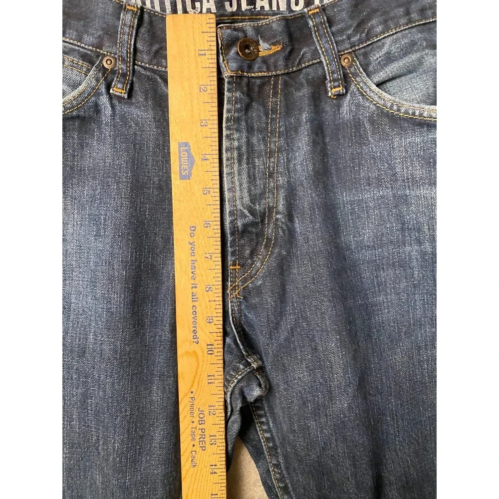 Nautica Men's Jeans 32x32 Blue Straight Fit Denim Classic 5 Pocket Pants